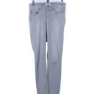 PAIGE DENIM MADE IN USA "VERDUGO ANKLE" PALE GREY STRETCH DENIM JEANS 25